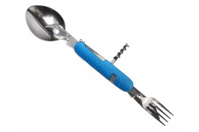 Походный столовый набор Ножемир MNG-18 (синий, ложка, вилка)