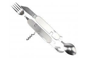 Походный столовый набор Ножемир C-187 (серый, ложка, вилка)
