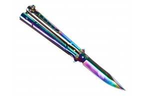 Нож-бабочка Ножемир Четкий Расклад Strike B-113CS (сталь 440, нитрид титана)