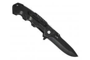 Нож складной Ножемир Четкий Расклад A-296 (сталь 440, черный)