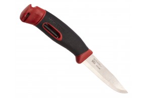 Нож Morakniv Companion Spark (нержавеющий, с огнивом, бордовый)