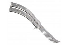 Нож тренировочный Ножемир Skalp BRA-26 (бабочка, расческа)