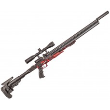 Пневматическая винтовка Ataman M20SD 650 Tactical Carbine 6.35 мм (алюминий, красный, под полнотел, редуктор)
