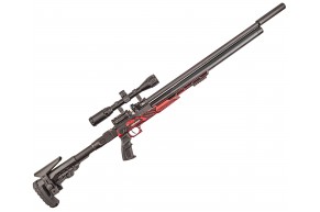 Пневматическая винтовка Ataman M20SD 650 Tactical Carbine 6.35 мм (алюминий, красный, под полнотел, редуктор)