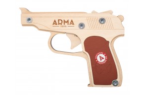 Резинкострел Arma Toys пистолет ПМ Компакт (макет, Макаров, ATL003)