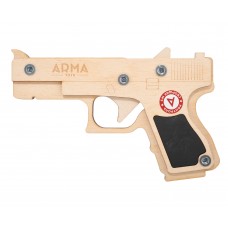 Резинкострел Arma Toys пистолет Глок Компакт (макет, Glock 17, ATL001)