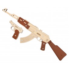 Набор резинкострелов Arma Toys Красная угроза 1 (АК-47, пистолет Макарова, AT902)