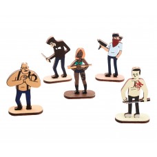 Комплект мишеней Arma Toys Хулиганы (5 шт, AT014H)