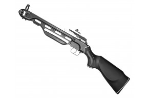 Ложа для арбалета Remington Jaeger (R-RB051, без плеч, черный)