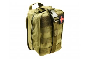 Медицинский подсумок Brave Hunter PK021 (Хаки, отрывной, M.O.L.L.E)