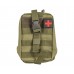 Медицинский подсумок Brave Hunter PK021 (Хаки, отрывной, M.O.L.L.E)