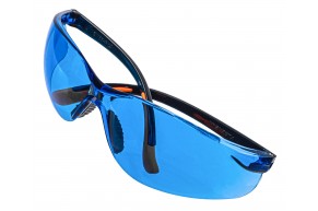 Очки защитные Zark Arms Z4-OZ001G (голубые, стрелковые)