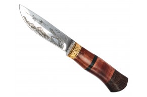 Нож Patriot BH-KK06 (дерево, с гравировкой)
