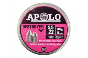 Пули пневматические Apolo Destroyer 5.5 мм (100 шт, 1.8 грамм)