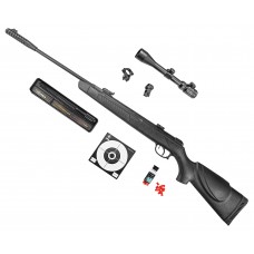 Пневматическая винтовка Kral Vega V-01 Hunter Set №3 6.35 мм (прицел, кольца, набор для чистки, мишени, пули, подарочный набор)