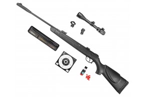 Пневматическая винтовка Kral Vega V-01 Hunter Set №3 6.35 мм (прицел, кольца, набор для чистки, мишени, пули, подарочный набор)