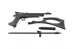 Пневматический пистолет Snowpeak CP2 Black 4.5 мм (CO2, черный, сменный ствол, приклад)