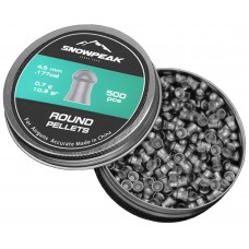 Пули пневматические Snowpeak Accuracy Round 4.5 мм (500 шт, 0.7 грамма)
