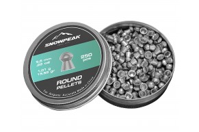 Пули пневматические Snowpeak Round 5.5 мм (250 шт, 1.01 грамм)