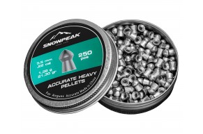 Пули пневматические Snowpeak Accuracy Round 5.5 мм (250 шт, 1.38 г)