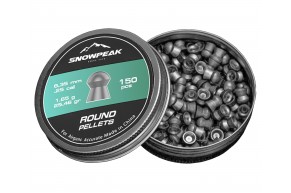 Пули пневматические Snowpeak Round 6.35 мм (150 шт, 1.65 грамм)