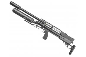 Пневматическая винтовка Dobermann Alfa Hunter 6.35 мм (600 мм, колба 0.5 л, редуктор, прямая рукоять)