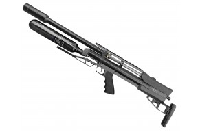 Пневматическая винтовка Dobermann Alfa Hunter 6.35 мм (600 мм, колба 0.5 л, редуктор, рукоять под углом)