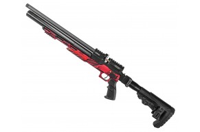 Пневматическая винтовка Ataman M20SD 650 Ultra-C 6.35 мм (алюминий, редуктор, под полнотел, красный)
