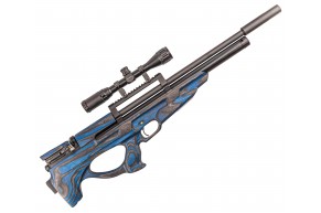 Пневматическая винтовка Ataman Bull-Pup M20SD 648 L1 6.35 мм (ламинат, синий, редуктор, полнотел)