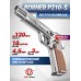 Пневматический пистолет Borner P210-S 4.5 мм (silver, CO2, Blowback)