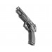 Пневматический пистолет Borner X-CB 4.5 мм (CO2, Blowback)