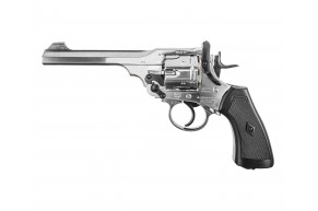 Пневматический револьвер Borner WS 4.5 мм (Webley Scott, silver, BB)