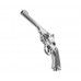 Пневматический револьвер Borner WS 4.5 мм (Webley Scott, silver, BB)