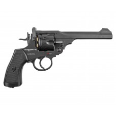 Пневматический револьвер Borner WS 4.5 мм (Webley Scott, black, BB)