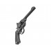 Пневматический револьвер Borner WS 4.5 мм (Webley Scott, black, BB)