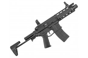 Пневматическая винтовка Borner AR 4.5 мм (AR-15, compact, CO2, Full Auto)