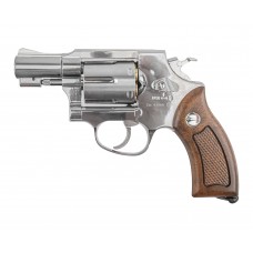Пневматический револьвер Borner 733-S 4.5 мм (silver, шариковый)