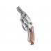 Пневматический револьвер Borner 733-S 4.5 мм (silver, шариковый)