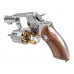 Пневматический револьвер Borner 733-S 4.5 мм (silver, шариковый)