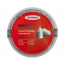 Пули пневматические Люман Pioneer 4.5 мм (500 шт, 0.35 г, конические)