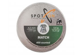 Пули пневматические Spoton Match 4.5 мм (0.60 г, 400 шт)