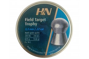 Пули пневматические H&N Field Target Trophy 5.5 мм (250 шт, 0.95 г)