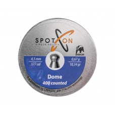 Пули пневматические Spoton Dome 4.5 мм (400 шт, 0.67 г)