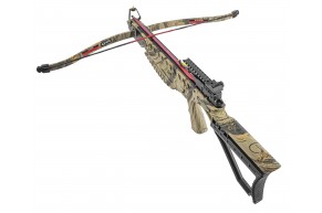 Арбалет рекурсивный Man Kung XB21 (god camo, 2 стрелы, воск, стрингер, натяжитель, MK-XB21GODC)