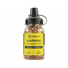 Шарики для пневматики Arkon BB1500SC 4.5 мм (омедненные, 1500 шт)