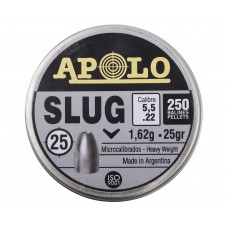 Пули пневматические Apolo Slug 5.5 мм (250 шт, 1.62 г)