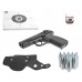 Пневматический пистолет Borner PM Nex Core Hunter Set №2 4.5 мм (УМК, ПМ17ТМ, 10 баллончиков, 500 шариков, 50 мишеней, кобура поясная, подарочный набор)