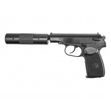 Пневматический пистолет Baikal МР-654К-22 4.5 мм (фальшглушитель, ПМ)