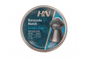 Пули пневматические H&N Baracuda Match 5.5 мм (200 шт, 1.37 г)