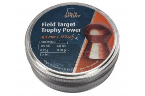 Пули пневматические H&N Field Target Trophy Power 4.5 мм (300 шт, 0.57 г, омедненные)